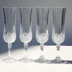  Bộ 6 ly champagne Longchamp Crystal 140ml - Made in France / Cristal D’Arques 