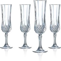  Bộ 6 ly champagne Longchamp Crystal 140ml - Made in France / Cristal D’Arques 