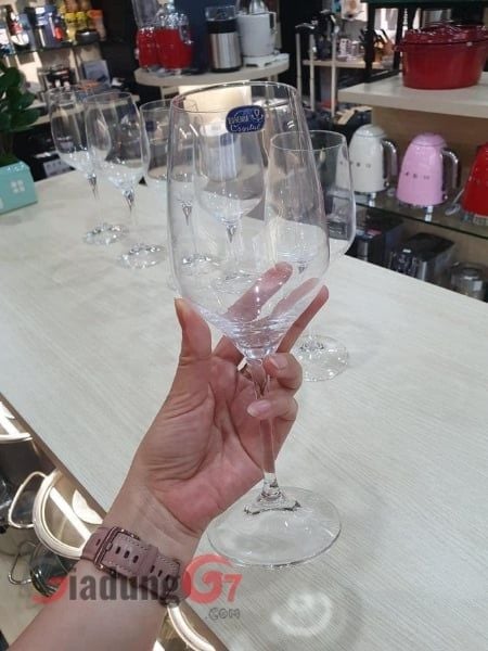 Bộ 6 ly pha lê Bohemia Rebecca 460ml dùng cho rượu vang