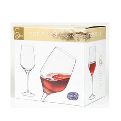  Bộ 6 ly pha lê Bohemia Rebecca 460ml 