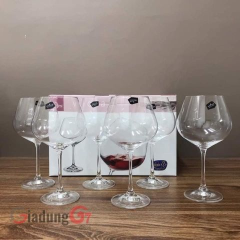 Bộ 6 ly pha lê Bohemia Viola 570ml