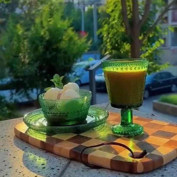 Bộ 6 món Ranke Home - 2 bát, 2 đĩa, 2 ly thủy tinh pha lê Châu Âu