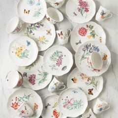  Bộ bát đĩa cốc Lenox Butterfly Meadow 24 món 