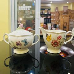  Bộ bát đĩa ấm chén Lenox Butterfly Meadow 37 món 