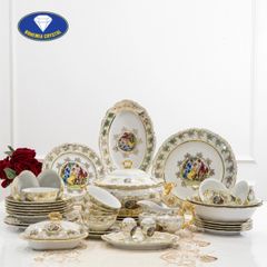 Bộ bát đĩa sứ Tiệp 3 cô tiên 38 món