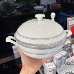  Âu sứ xương Imperialondon viền bạch kim 20cm 1.6L 