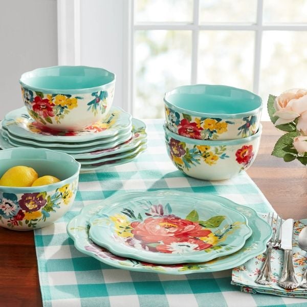 Bộ bát đĩa The Pioneer Woman Sweet Romance Blossom 12 món