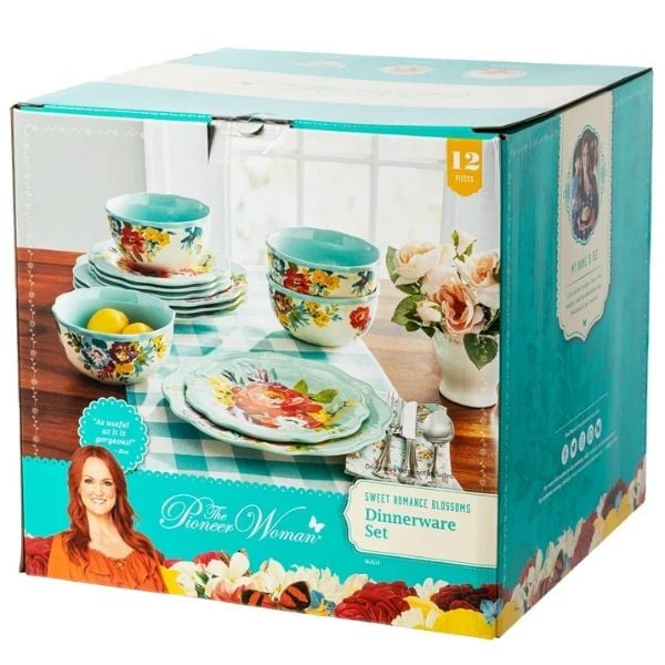 Bộ bát đĩa The Pioneer Woman Sweet Romance Blossom 12 món