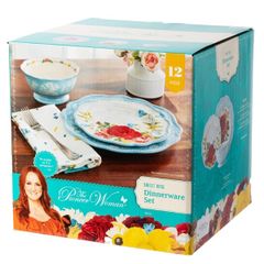  Bộ bát đĩa The Pioneer Woman Sweet Rose 12 món 