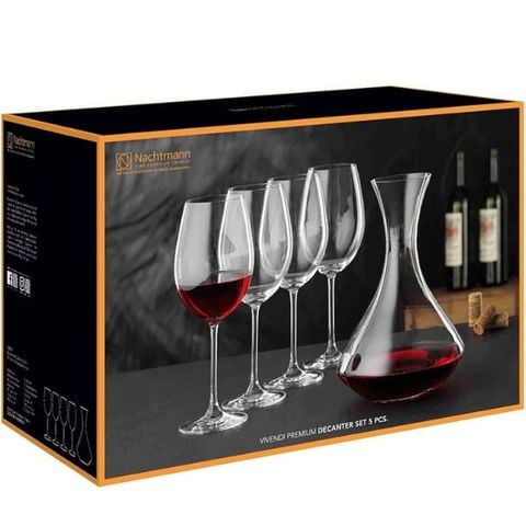 Bộ bình đựng rượu pha lê Nachtmann 93605 Vivendi Premium kèm 4 ly