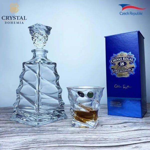 Bộ bình rượu Bohemia Casablanca 750ml kèm 6 Ly 300ml