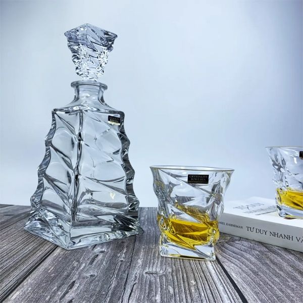 Bộ bình rượu Bohemia Casablanca 750ml kèm 6 Ly 300ml