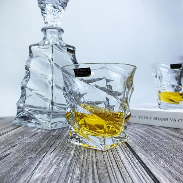 Bộ bình rượu Bohemia Casablanca 750ml kèm 6 Ly 300ml