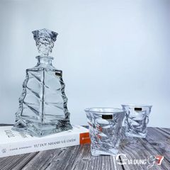  Bộ bình rượu Bohemia Casablanca 750ml kèm 6 Ly 300ml 