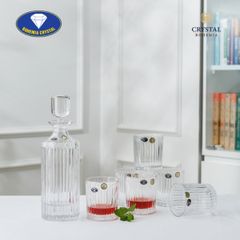  Bộ bình rượu pha lê Bohemia Skyline 0,7L kèm 6 cốc 320ml 