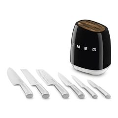  Bộ dao Smeg KBSF02BL màu đen 