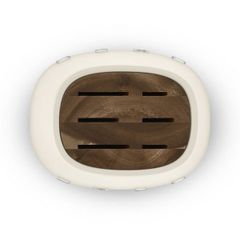  Bộ dao Smeg KBSF02CR màu kem (6 dao, 1 giá đỡ) 