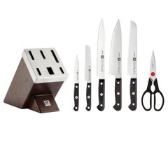  Bộ dao tự mài Zwilling Gourmet Sharpening Block 7 món màu nâu 