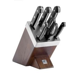  Bộ dao tự mài Zwilling Gourmet Sharpening Block 7 món màu nâu 