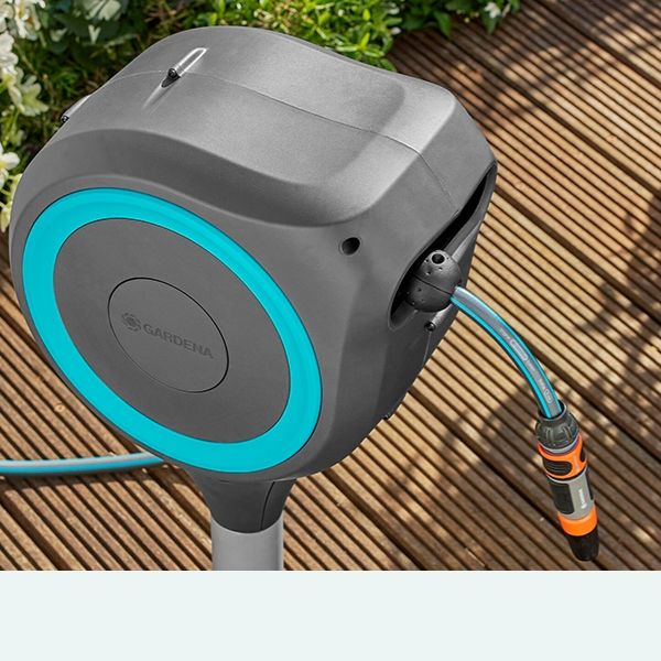 Bộ dây rút tự động 20 mét chân cắm đất Gardena 18614-20