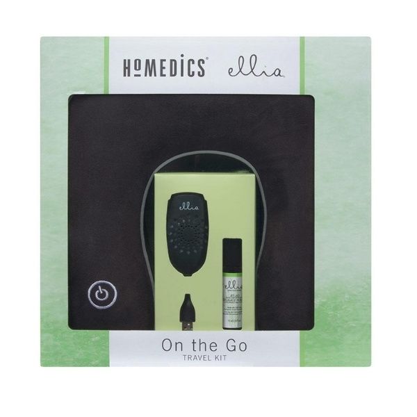 Bộ kit du lịch HoMedics WK-120OTG có gối massage cổ, máy xông tinh dầu