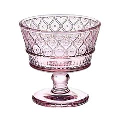  Bộ Ly Kem Pha Lê Godinger Claro 8 Món màu hồng 
