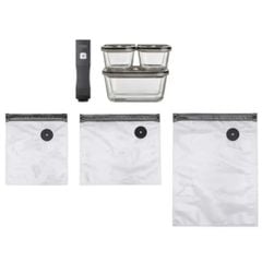 Bộ máy hút chân không cầm tay Caso Vacu OneTouch Eco-Set (3 hộp, 3 túi) 
