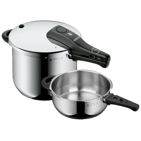 Bộ nồi áp suất WMF Perfect Premium 2647 kèm xửng hấp 6.5L, 3L
