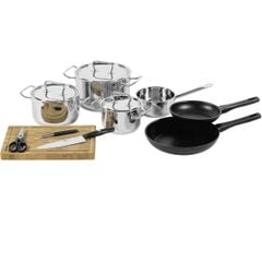  Bộ nồi chảo Zwilling Starter 10 món kèm dao kéo thớt 