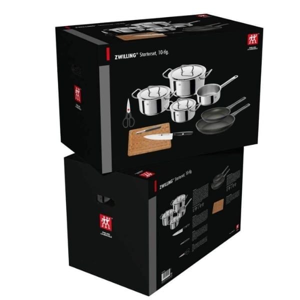 Bộ nồi chảo Zwilling Starter 10 món kèm dao kéo thớt