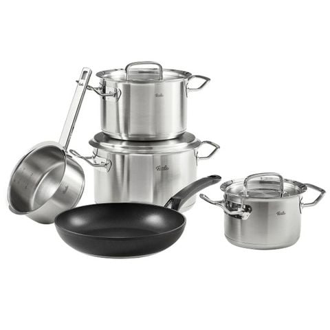 Bộ nồi Fissler Original Profi 5 món (3 nồi, 1 chảo, 1 quánh)