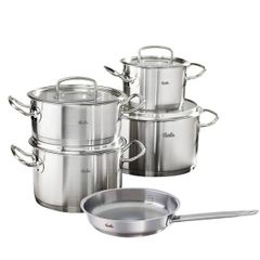  Bộ nồi Fissler Original Profi 5 món (4 nồi, 1 chảo) vung kính 