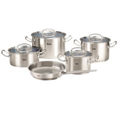  Bộ nồi Fissler Original Profi 5 món (4 nồi, 1 chảo) vung kính 