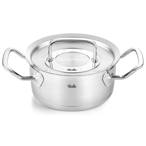 Bộ nồi Fissler Pure Profi Collection 5 món (4 nồi, 1 quánh) nắp inox