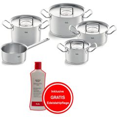  Bộ nồi Fissler Original Profi Collection 5 món (4 nồi, 1 quánh) nắp inox 