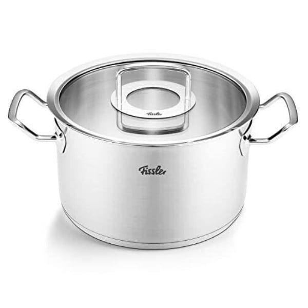 Bộ nồi Fissler Profi Collection 5 món (4 nồi, 1 chảo 2 quai) vung kính