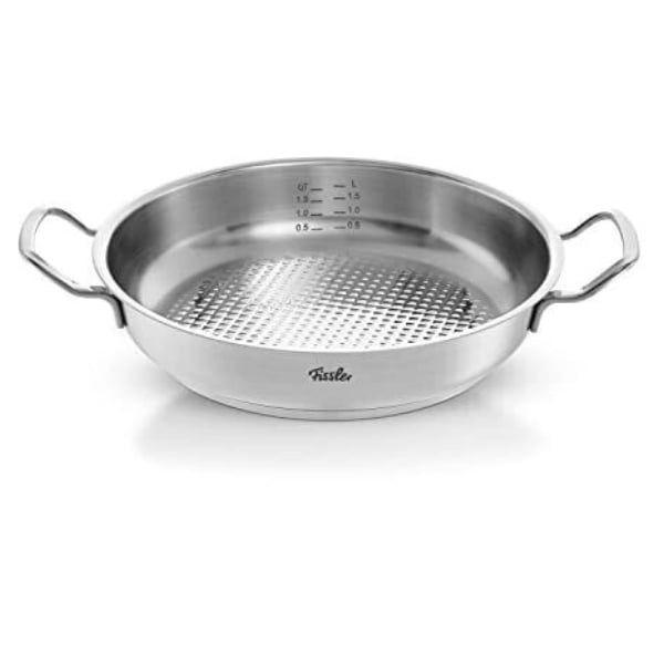 Bộ nồi Fissler Profi Collection 5 món (4 nồi, 1 chảo 2 quai) vung kính