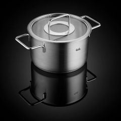  Bộ nồi Fissler Pure Collection 5 món nắp kính (4 nồi, 1 quánh) 