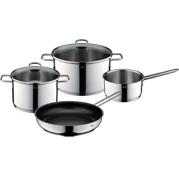 Bộ nồi Silit Alicante 4 món (2 nồi, 1 chảo, 1 quánh)