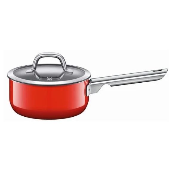 Bộ nồi WMF Fusiontec Mineral 4 chiếc màu đỏ (3 nồi, 1 quánh) - Đức