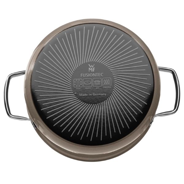 Bộ nồi WMF Fusiontec Mineral 4 chiếc màu nâu (3 nồi, 1 quánh) - Đức