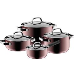  Bộ nồi WMF Topf-Set Fusiontec 4 chiếc (3 nồi, 1 quánh) 