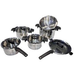  Bộ nồi Woll Concept NCSET006 6 chiếc vung kính - 4 nồi, 1 xửng, 1 chảo 
