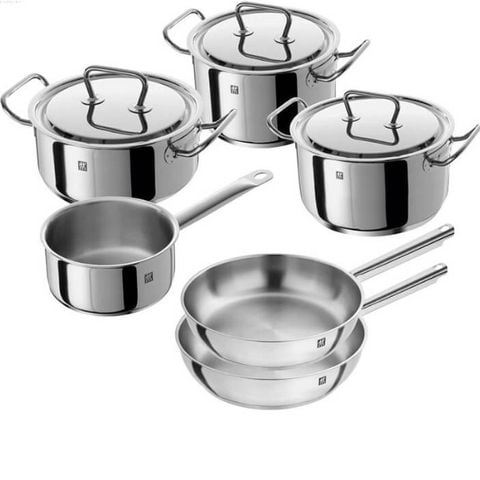 Bộ nồi Zwilling Starter set 6 món (3 nồi, 1 quánh, 2 chảo)