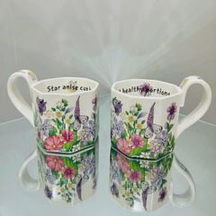  Bộ trà chiều sứ hoa mùa xuân tím 