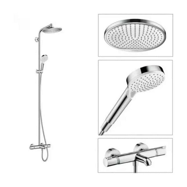 Bộ Vòi Sen Tắm Hansgrohe Crometta S 240 - Bát tròn - Made in Germany