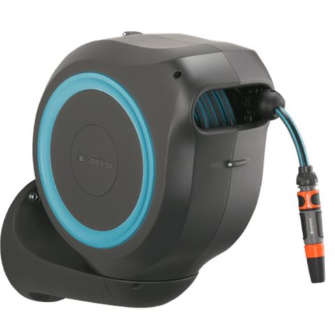 Bộ vòi tưới Gardena 18610-20 treo tường dây cuốn tự động 20m