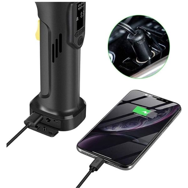 Bơm Điện Tử Cầm Tay Tích Hợp Pin Sạc 2000 mAh