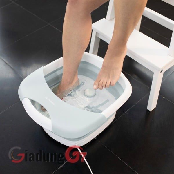 Bồn ngâm chân Medisana FS886 tích hợp 3 chức năng trong một: vòi phun, tạo sóng, massage khô.