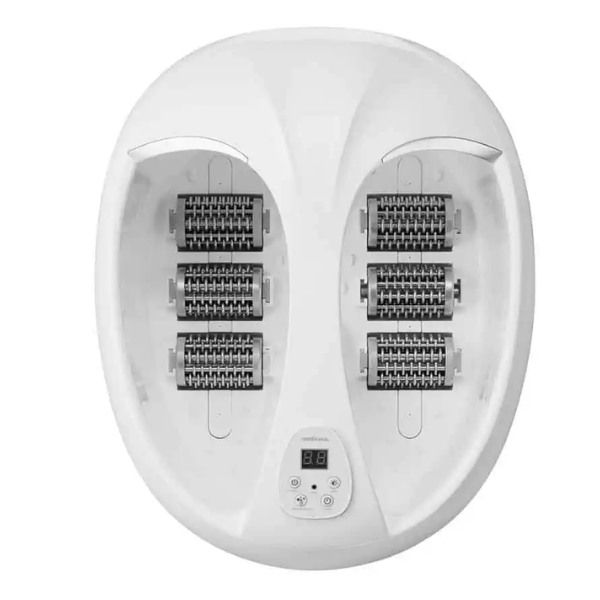 Bồn ngâm chân Medisana FS888 với chế độ rung sủi, tự làm nóng, giữ ấm